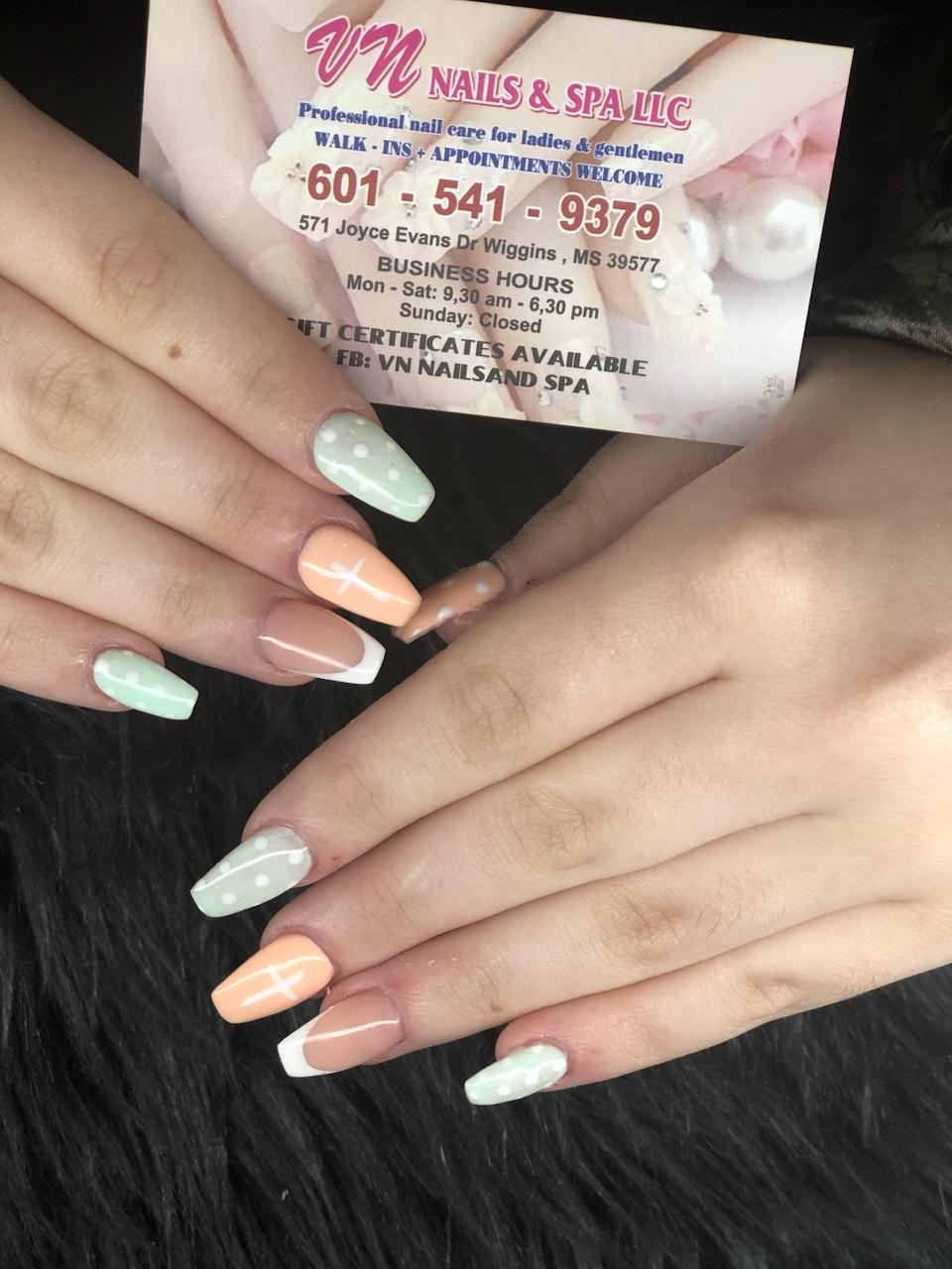 Vn Nails And Spa Wiggins, MS 39577